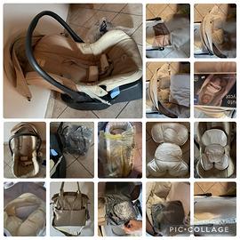 Trio Inglesina zippy free color panna con accessor