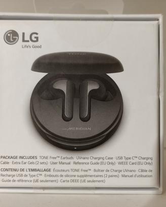 Cuffie nere LG Tone free UV nano FN6 wireless