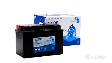 EXIDE BIKE ETX9-BS BATTERA Sigillata AGM MC (Dry)
