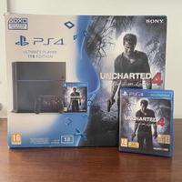 SONY PS4 BOXATA COMPLETA+ GIOCO UNCHARTED