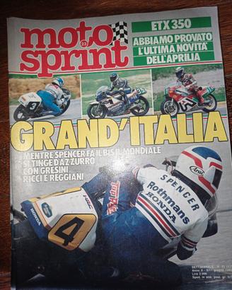 Rivista MOTOSPRINT numero 23 del 1985