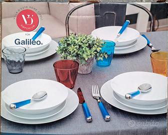 Servizio da tavola 12 pezzi in porcellana Bianca