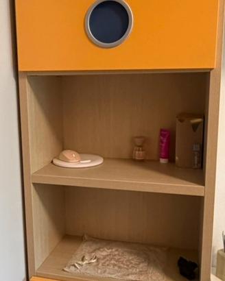 Armadio e libreria cameretta