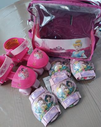pattini a rotelle per bambina principesse Disney 