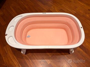 Vaschetta Bagnetto Pieghevole Fascol (Rosa/Bianco)
