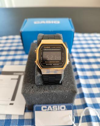 Orologio Casio A168 Vintage Cassa Oro Cinturino