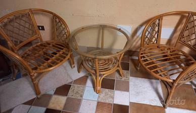 Salottino da giardino o per veranda