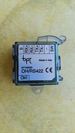 modulo oh/rs422 per centrale allarme came bpt