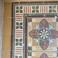 Pavimentazione antica in cementine