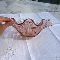 Ciotola in vetro rosa
