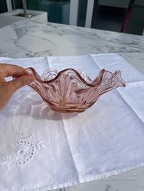 Ciotola in vetro rosa