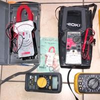 N.1 Pinze Amperometriche--N.3  Tester