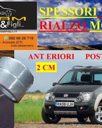 Kit rialzo Fiat 500X Panda Scudo Doblò Talento