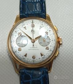 Orologio cronografo Astrolux oro 18k vintage
