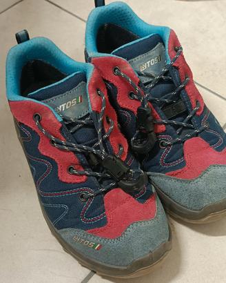 Scarpe trekking unisex usate 1 volta n  32 Lytos