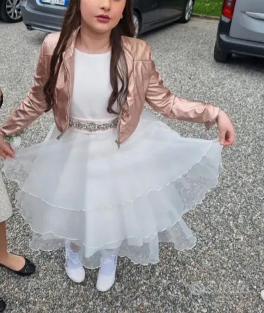 Abito vestito cerimonia comunione bambina 13 anni Abbigliamento e Accessori In vendita a Varese