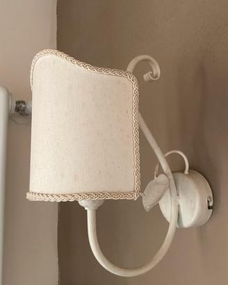 Lampada singola da muro Shabby Chic
