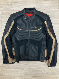 Tuta moto in pelle Spidi Cyberfit nera