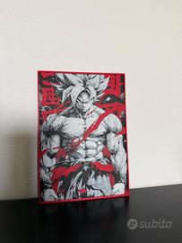 Quadretto Goku Super Sayan rilievo
