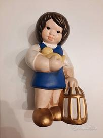 Satuetta di bambina in ceramica della THUN