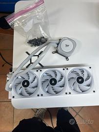 Dissipatore liquido corsair bianco