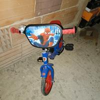 bici spider man 10 pollici