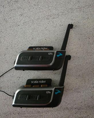 ***RIBASSO***CARDO INTERFONO MOTO SCALA RIDER G9X