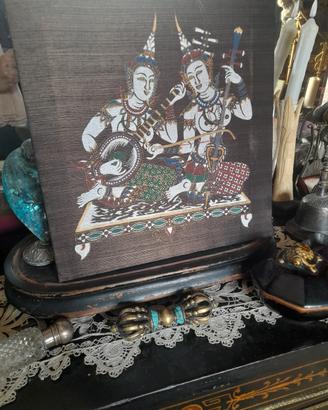 Batik Vintage Thailandese Seta Thep Fanom Angeli 