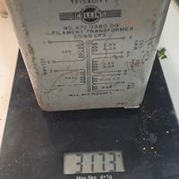 trasformatore per filamenti Collins