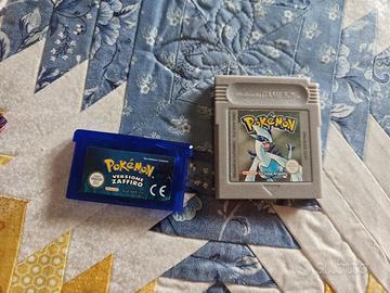 Lotto Pokémon originali Nintendo – Zaffiro GBA + A