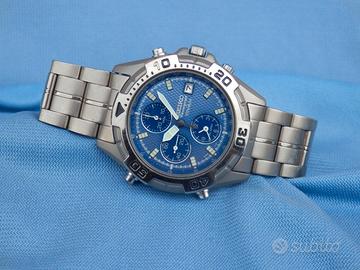 Seiko Quartz Chronograph 7T32 Titanium Japan 2001