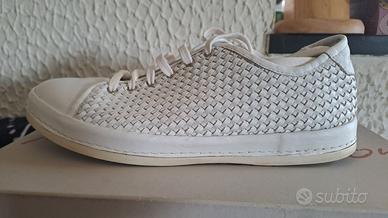 CafèNoir scarpe sneakers da uomo bianche tg. 42