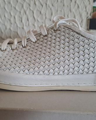 CafèNoir scarpe sneakers da uomo bianche tg. 42