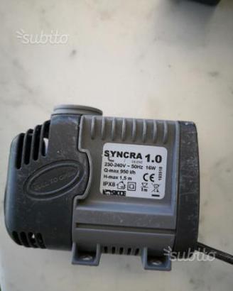 Pompa acqua Syncra per filtro acquario