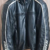 Giacca da moto Dainese in pelle nera