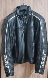 Giacca da moto Dainese in pelle nera