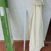 Ombrellone in alluminio 2.7m ecrù