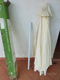 Ombrellone in alluminio 2.7m ecrù