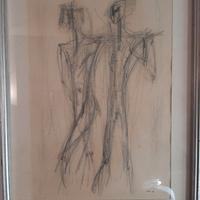 Disegno a china di Marco Carnà del 1957