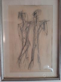 Disegno a china di Marco Carnà del 1957