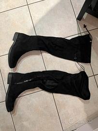 stivali neri cuissard (sopra al ginocchio)