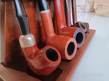 Collezione di 5 pipe con portapipe Brebbia