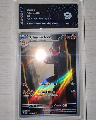 Carta Pokemon Charmeleon 169/151 di 151 gradata 9