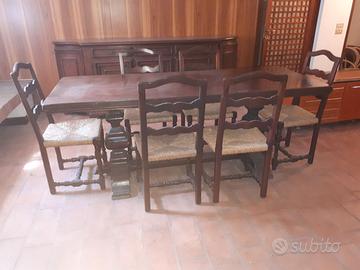 Tavolo con 6 sedie