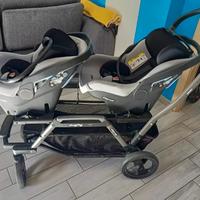 telaio passeggino gemellare Peg Perego