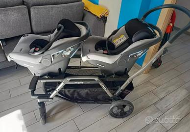 telaio passeggino gemellare Peg Perego
