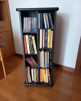 porta libri e  CD  girevole