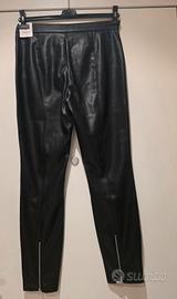 Pantaloni eco-pelle donna Zara