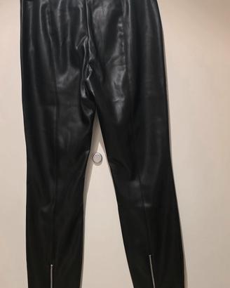 Pantaloni eco-pelle donna Zara