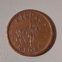 Gettone vintage anni 70 Kiddie Rides